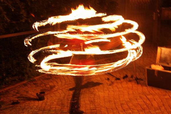 Feuershow Schlangenshow Robaria aus Thüringen