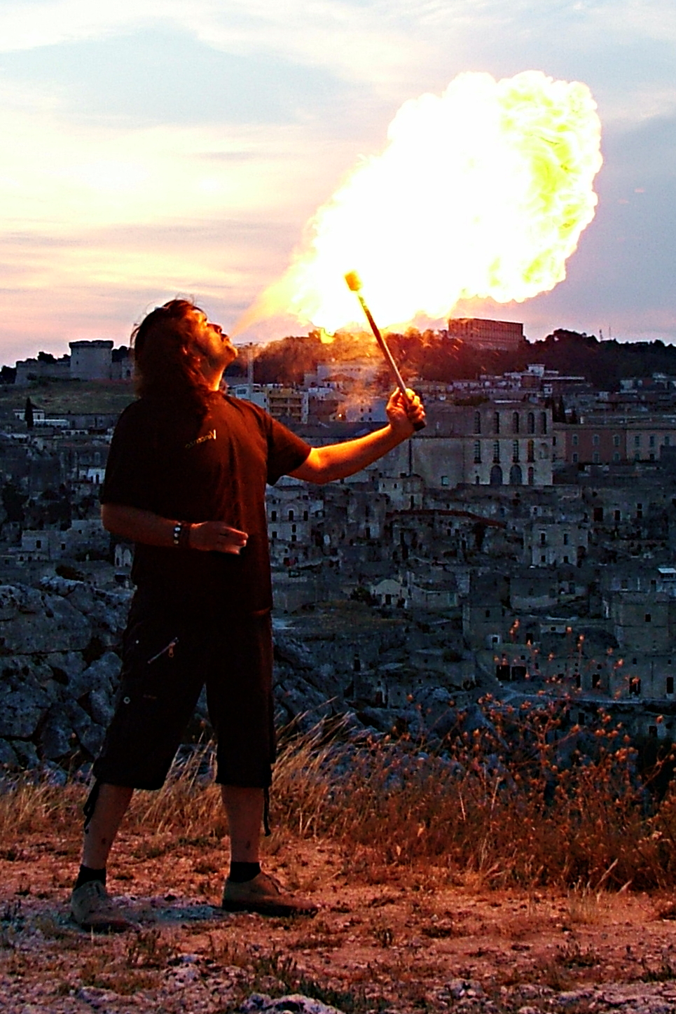 Matera Sassi und PyroPoi