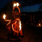 Feuershow zu Ostern -> Mittelaltermarkt in Elsterberg