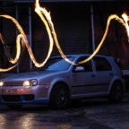 Meine liebsten Hobbies : Mein Golf R und das Feuer ^^