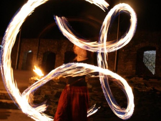 Feuer beim Mittelaltertreffen in Elsterberg