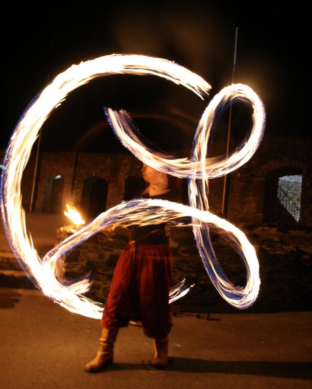 Feuer beim Mittelaltertreffen in Elsterberg