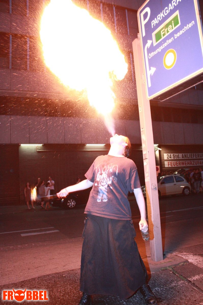 Feuerspucken meine ersten Versuche