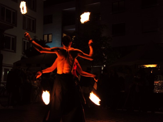 Saphira und Pojota Feuer und Tanz