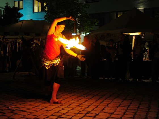 Saphira und Pojota Feuer und Tanz