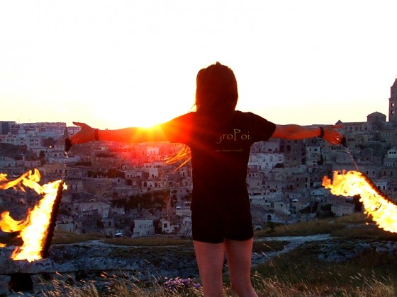 Matera Sassi und PyroPoi