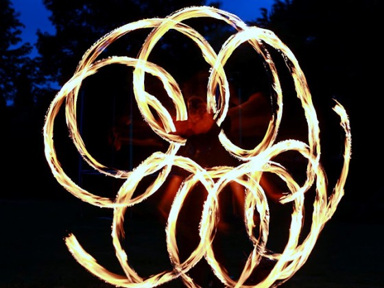 Feuer und Funkenzauber