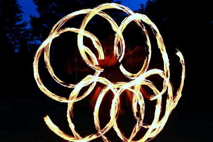 Feuer und Funkenzauber