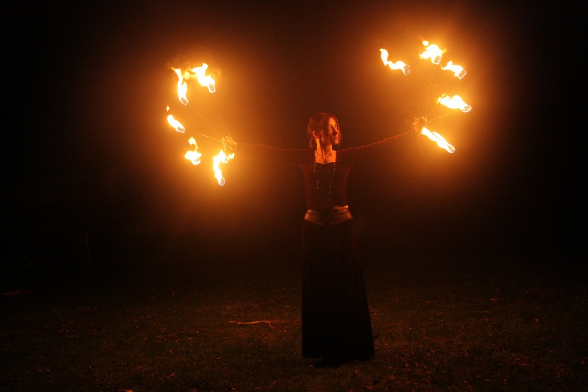 Anka bei mir im Garten