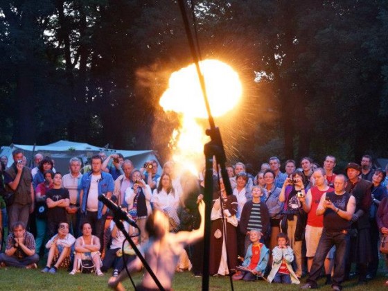 Corpus Flammantis beim Stadtgetümmel in Delmenhorst