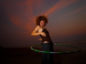 more sunset hooping...